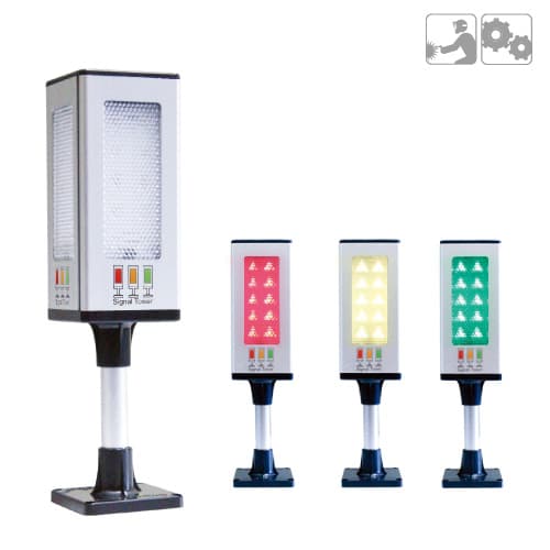 Square Profile Signal Tower Lamp